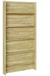 vidaXL Pflanzenregale Braun 90 x 15 x 180 cm Impr&auml;gniertes Kiefernholz