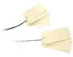 Apli agipa Gep&auml;ckanh&auml;nger, 80 x 38 mm, neutral, mit Draht