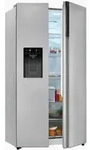 Exquisit Side by Side 528 l freistehend No Frost elektronisch Inoxlook