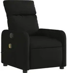 vidaXL Massagesessel Elektrisch Schwarz Stoff