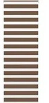 vidaXL Doppelrollo Braun 75x200 cm Stoffbreite 70,9 cm Polyester