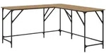 vidaXL Schreibtisch Artisan-Eiche 149 x 149 x 75 cm Holzwerkstoff
