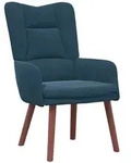 vidaXL Sessel Blau 63 x 67 x 94 cm Samt