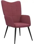 vidaXL Relaxsessel Weinrot Stoff
