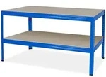 BRB Packtisch / Werkbank, BxTxH 1500 x 600 x 900 mm, Tragkraft 350 kg/Boden,...