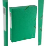 Exacompta 50913E 10x Archivboxen Scotten, R&uuml;cken 60mm mit Etikett, aus