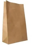 PAPSTAR 250 Blockbodenbeutel, Kraftpapier 36 cm x 22 cm x 11 cm braun
