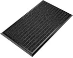 Fu&szlig;matte Au&szlig;en Schmutzfangmatte f&uuml;r Drau&szlig;en - 55 x 90 cm schwarzem Aluminiumrand