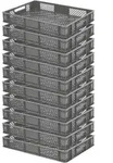 BRB 10 B&auml;ckerkisten / Euroboxen, LxBxH 600 x 400 x 90 mm, lebensmittelecht,...