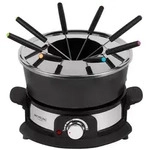 Michelino Raclettegrill Fondue f&uuml;r 8 Personen 2 Liter 1300W Grillplatte...