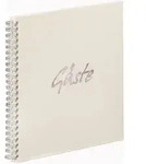 Pagna G&auml;stespiralalbum 31x32cm 40 Seiten beige mondial metallic