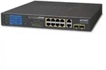 Planet 8-Port 10/100/1000T 802.3at PoE+ 2-Port+ 1000X SFP Switch 0,1 Gbps Power over