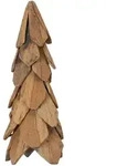 vidaXL Weihnachtsbaum mit St&auml;nder Braun 50 cm Massivholz Teak