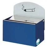 PROREGAL Robuster Wandascher mit Schild | 0,4 Liter, HxBxT 16x14x9,8cm |...