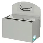 PROREGAL Robuster Wandascher mit Schild | 0,4 Liter, HxBxT 16x14x9,8cm |...