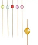 PAPSTAR 1000 Fingerfood - Spie&szlig;e 12 cm farbig sortiert "Pearl"
