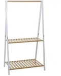 Mendler Bambus Pflanzenregal HWC-Q32, Blumentreppe Pflanzentreppe Badregal,...