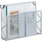 Relaxdays Zeitschriftenhalter Wand, Zeitungsablage h&auml;ngend, Wandkorb, HBT 28x35,5x10