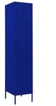 vidaXL Schlie&szlig;fachschrank Marineblau 35x46x180 cm Stahl