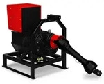 EBERTH Zapfwellengenerator 27,5 kVA, Notstromaggregat AVR, 3x230V / 2x400V IP44,