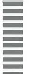 vidaXL Doppelrollo Dunkelgrau 45x100 cm Stoffbreite 40,9 cm Polyester