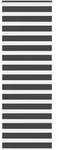 vidaXL Doppelrollo Schwarz 80x200 cm Stoffbreite 75,9 cm Polyester