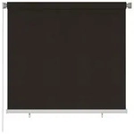vidaXL Au&szlig;enrollo 165 (B) x 140 (H) cm Braun HDPE