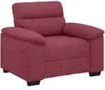 vidaXL Sessel Weinrot 100x81x84 cm Stoff