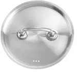 Hendi Deckel f&uuml;r Kocht&ouml;pfe Kitchen Line aus Edelstahl &Oslash;240mm