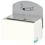 PROREGAL Robuster Wandascher mit Schild | 0,4 Liter, HxBxT 16x14x9,8cm |...