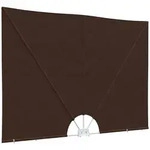 vidaXL Balkon Sichtschutz 200 x 300 cm Polyester Rechtwinklig Braun