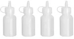 Hendi Mini-Spenderflaschen &ndash; 4er-Set, 0,03L, Transparent, ⌀30x(H)85mm