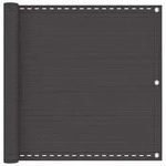 vidaXL Balkonsichtschutz Anthrazit 75 x 800 cm HDPE und Aluminium