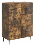 vidaXL Sideboard Ger&auml;ucherte Eiche 66 x 34,5 x 89,5 cm Holzwerkstoff