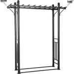 CLP Rosenbogen Veranda Metall HBT: 221x186x66 cm anthrazit