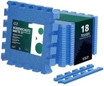 CLP Bodenschutzmatten 30x30 cm blau/18er-Set