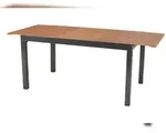 Merxx Ausziehtisch 150 (200) x 90 cm Aluminium/Folie