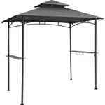 TecTake GmbH tectake Grillpavillon wetterfest Maracaibo mit Winddach Ablagen
