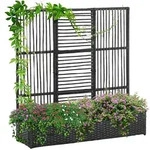 Outsunny - Hochbeet - 103Lx103Wx29Hcm - Schwarz