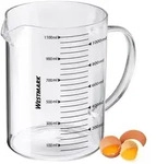 Westmark Messkanne, Glas, 1,1 L, geschlossener Griff, 30672260