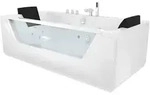 Whirlpool mit Reinigungsfunktion Pool Badewanne Wanne AcquaVapore W83-A 90x180...