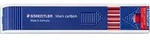 STAEDTLER Zeichenmine Mars Lumochrom 204 2mm rot VE=12 Minen