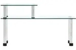 vidaXL K&uuml;chenregal Transparent 45&times;16&times;26 cm Hartglas