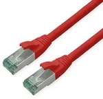 ROLINE RECYCLED MATERIAL ROLINE RM Patchkabel Cat.6A S/FTP (PiMF), rot, 3 m
