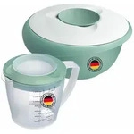Westmark R&uuml;hrsch&uuml;ssel mit Deckel, 2.5 l + R&uuml;hrbecher mit Deckel, 1.4 l, 315322E9
