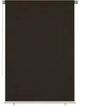 vidaXL Au&szlig;enrollo 165 (B) x 230 (H) cm Braun HDPE