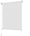 vidaXL Au&szlig;enrollo 3 : Farbe - Weiss, Gr&ouml;&szlig;e - 140 x 140 cm