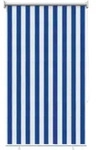 vidaXL Au&szlig;enrollo 90% UV-Block Blau-wei&szlig; gestreift 80 x 140 cm HDPE