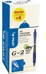 Pilot G2 Einziehbar Gelschreiber Blau 0.4 mm Mittel Kegelf&ouml;rmig Nachf&uuml;llbar...