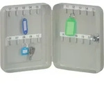 Schl&uuml;sselschrank f&uuml;r 20 Schl&uuml;ssel, grau Q-CONNECT KF02605